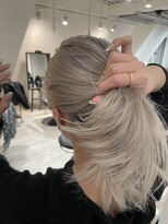 ロア インターナショナル 新宿店(LoA International)&nbsp;Balayage / ombre / long layer/ curtain bangs / English