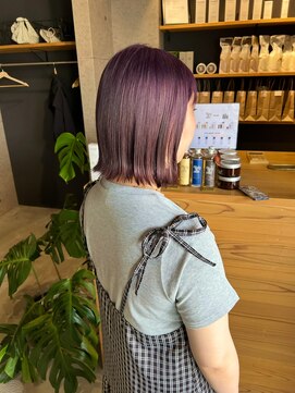 リベルタ(LIBERTA) 大人可愛いラベンダー☆外ハネボブ