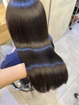 ジーナ 渋谷駅前(Zina) 髪質改善トリートメント×オリーブグレージュ