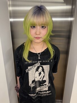 キオクエコ(KIOX eko) デザインカラー/レイヤーウルフカット