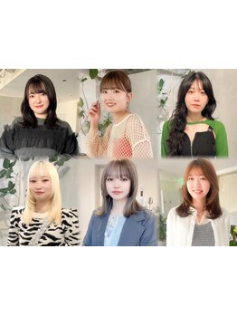 [カット+カラー\7900]女性特有の細かな要望を形に。経験豊富なスタイリスト在籍!理想+似合せどちらも叶う