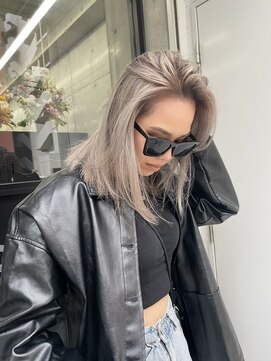 ブロンド(Blonde) グレー アッシュ ホワイトカラー