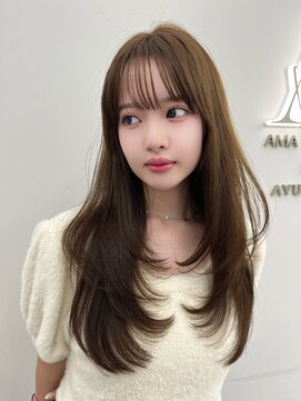 アマトウキョウ アユンチェ(AMA TOKYO×AYUNCHE) 韓国スタイル/ナチュラルくびれへア_くびれ巻き_レイヤーカット