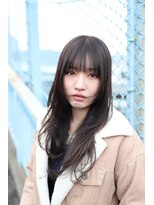 スリー スタンド(THREE STAND)&nbsp;艶髪グレージュ小顔レイヤー/シースルーバング