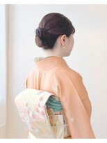 ヘアアンドメイク スタジオ ミムロ(HAIR&MAKE STUDIO MIMURO) 訪問着×三つ編みシニヨン