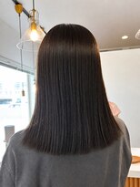 クララジャパン ナベシマ(CLALA JAPAN Nabeshima)&nbsp;ボブ　ミルクティーベージュ　艶髪　髪質改善カラー　ショート