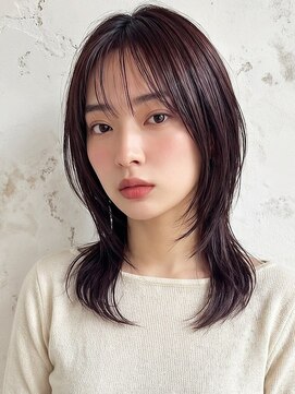 カバーヘア ブリス 川口(COVER HAIR bliss) グレージュブラウンレイヤーウルフ30代40代p川口