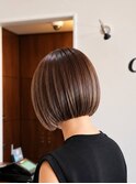 【丸みショートボブ】