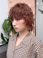アルバム 銀座(ALBUM GINZA)&nbsp;ブリーチパーマのショートスタイル_F21923