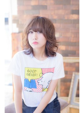 ミエル ヘア 新宿(miel hair) 【大人可愛い！】ルーズパーマでフワクシュスタイル♪