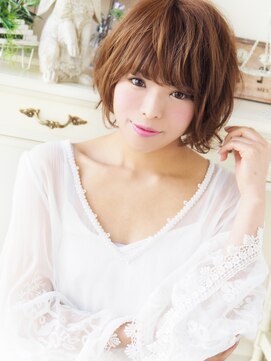 ジュレベール(JurerBelle) 【ジュレベール 松田 】みゆきカールでフェミニンボブショート