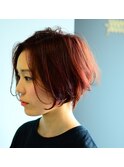 ☆ＮＵＵＫ☆秋色こっくりバーガンディなショート