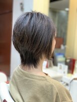 クオリス 上板橋店(QUALIS) 30代40代50代 ひし形くびれ前下がり/ソフトウルフシャギー