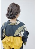 浴衣とルーズアレンジ