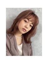 エムスラッシュ たまプラーザ(M.SLASH)&nbsp;mslashbonheur 外ハネ/ミディアム