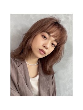 エムスラッシュ たまプラーザ(M.SLASH) mslashbonheur 外ハネ/ミディアム!