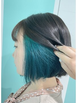 マティーナ ヘアー 池袋(Matina hair) 【推しグリーンインナーカラー】