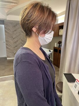 エミヲ 石川町(emiwo) emiwo小川『ハンサムショート』前下がりシルエットでかっこよく