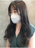 【暗髪グラデーション】大人っぽいツヤ感ロング/横浜髪質改善