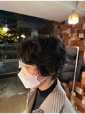ハンサムショート＆パーマ
