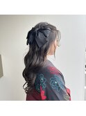 卒業式ヘア