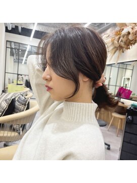 ロンドプロフィール 浦和(Lond profil) 韓国顔まわりシースルー前髪レイヤーカット【浦和】