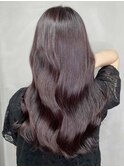 大人かわいい前髪セシルカットココアブラウンフリンジウェーブ