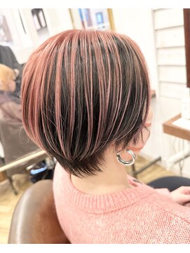 エテバイリリア(ete by LILIA.) ショートアンブレラピンクカラー