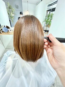 ハーツ(HEARTS) さらさらまとまる大人の美髪ミニボブ【ハーツ/鎌取】