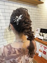 オーブ ヘアー リリー 博多2号店(AUBE HAIR lily)&nbsp;結婚式ヘアセット