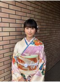 成人式ヘアメイク着付け