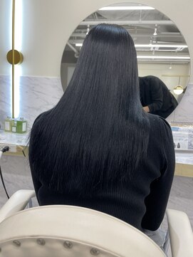 シェノン サントル(CHAINON CENTRE) 酸性縮毛矯正/似合わせカット/フルバング/レッドブラウン