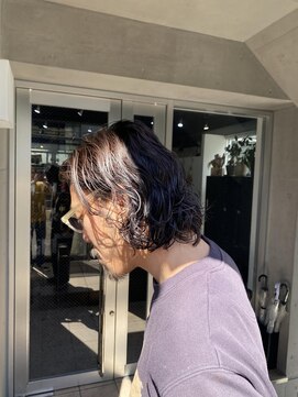 アルカナ 明治神宮前原宿(ARCANA) ウルフアッシュブラックカルマパーマベリーショート