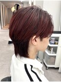 【LICCA NOE】ウルフ＋ワインレッドカラー☆