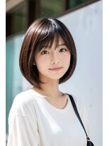 ロアゾブルーミュージアム(L'oiseau Bleu museum)&nbsp;大人キレイ！　クビレ×グラデーションヘア/レディースショート