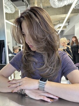 ヴァイス 新宿店(VAICE) レイヤーカット/ハイライトカラー［新宿/白髪ぼかし/白髪染め］