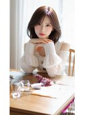 小顔外ハネミディアムベージュ20代30代40代くびれミディ韓国ヘア
