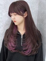 ロンド ジュルード 名古屋(Lond jeloud) レイヤーカット レイヤー イヤリングカラー インナーカラー