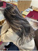 シルバーベージュハイライト