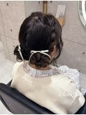 お団子ツイン【クランソア】ヘアメ/ヘアセット/心斎橋