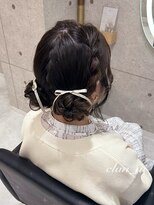 ヘア サロン クラン ソア 心斎橋店(hair salon clan soar)&nbsp;お団子ツイン【クランソア】ヘアメ/ヘアセット/心斎橋