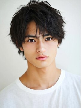 ノーブル 白金台店(Noble by PROGRESS) ☆スーツ短髪ツーブロック束感モテる黒髪シークレットパーマ☆