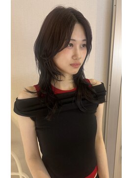 アム(amu) ハッシュカット/韓国レイヤー