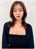レイヤー/ネビージュ/韓国ヘア/イメチェン/縮毛矯正/中野/