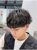 波巻きスパイラルパーマゆるめ波巻きビジネスヘアルーズパーマ