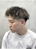 ツイストパーマ/金メッシュ/ジェットモヒカン