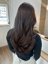 ビビバイベル(BiVi by BHEL)&nbsp;桑名ロングレイヤーカットハッシュカット透明感カラー重めロング