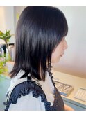 外ハネボブ/黒髮/髪質改善