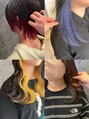 アグ ヘアー エン 郡山開成店(Agu hair en) 推しの色のインナーカラー!ライブ前などにいかがですか?(´`)