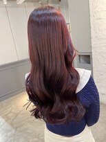 ラム(L'am)&nbsp;ロング/レッドカラー/ワインレッド/高松